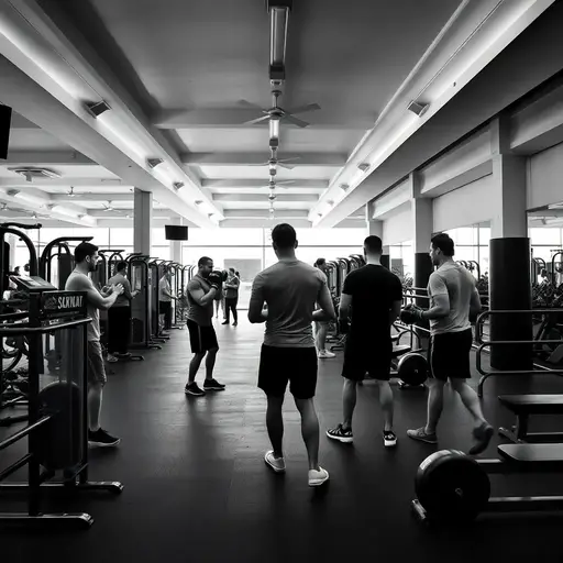 Negocio Gimnasio De Boxeo Club Black And White
