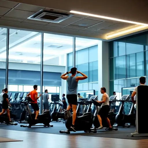 Negocio Gimnasio Cubo De Hielo